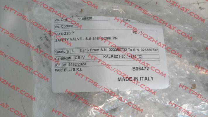 018513342 Nuova General Instruments