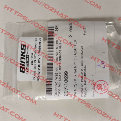 207-10699 Binks