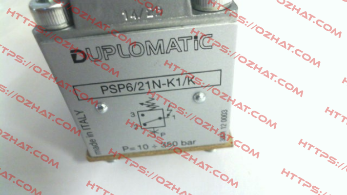 DLD 72000300523 / PSP - 6 / 21 N - K1 / K Duplomatic