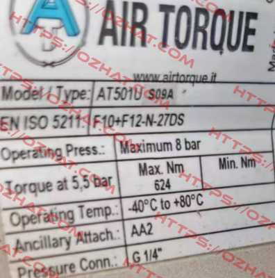 B10- AT501US09AF10+F12 27DS-000 Air Torque