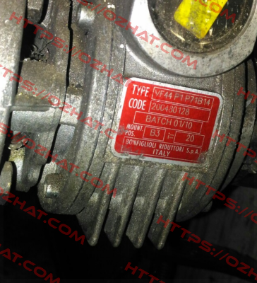 VF 44 P1 20 P71 B14 B3 Bonfiglioli