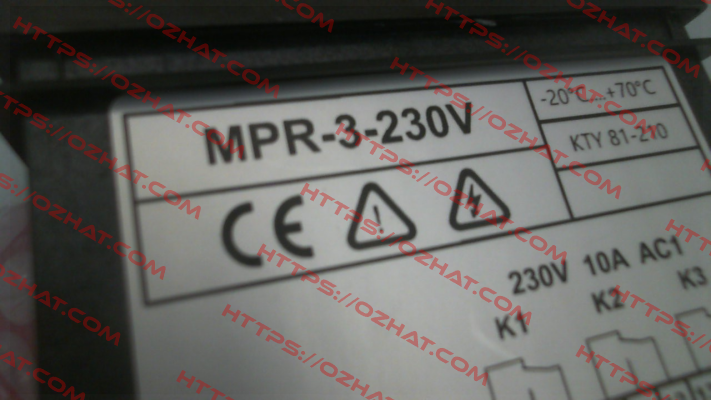 MPR-3 230V Welba