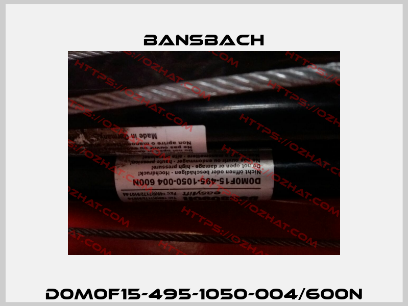 D0M0F15-495-1050-004/600N Bansbach