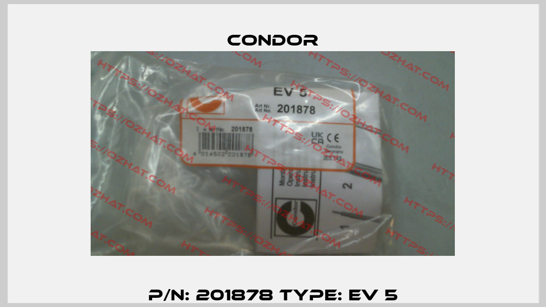 P/N: 201878 Type: EV 5 Condor