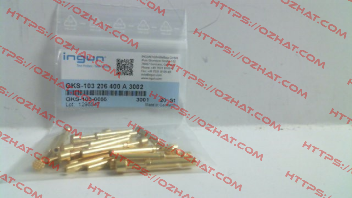GKS-103 206 400 A 3002 Ingun