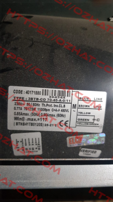 GMV 3BTB.CO.70.45.A.0/11 BTNB41TB0120S *40171880* Elco