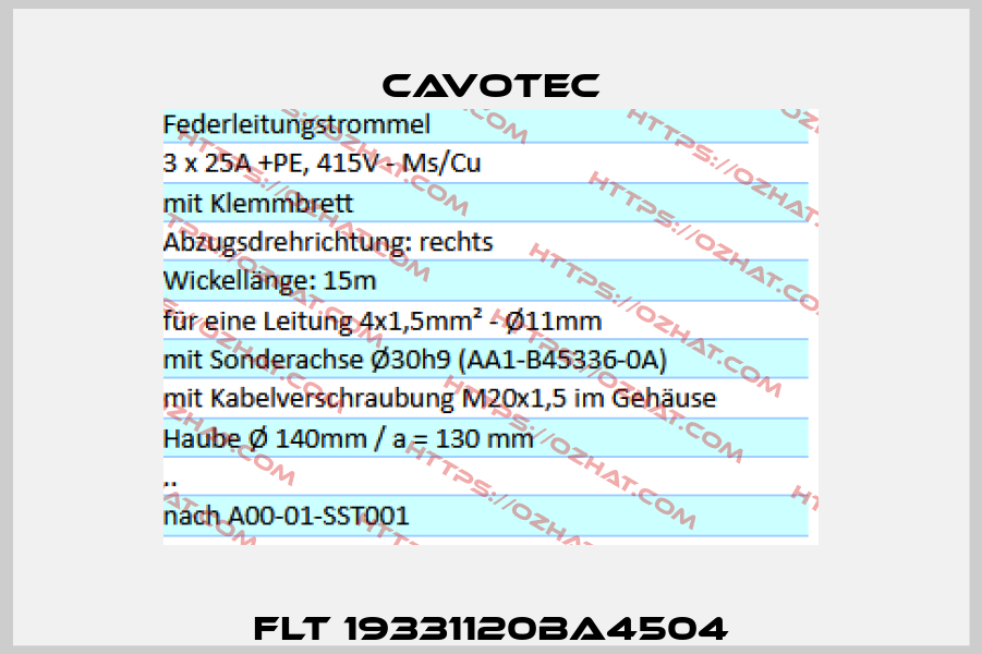 FLT 19331120BA4504 Cavotec