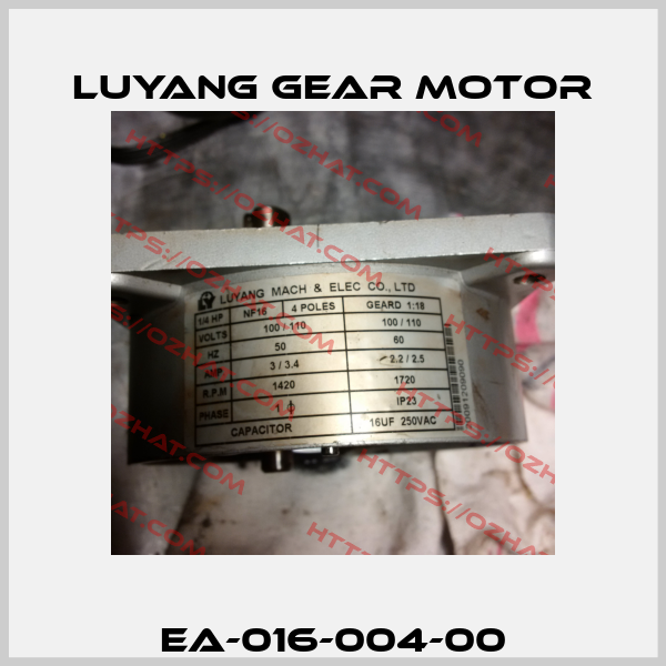 EA-016-004-00 Luyang Gear Motor