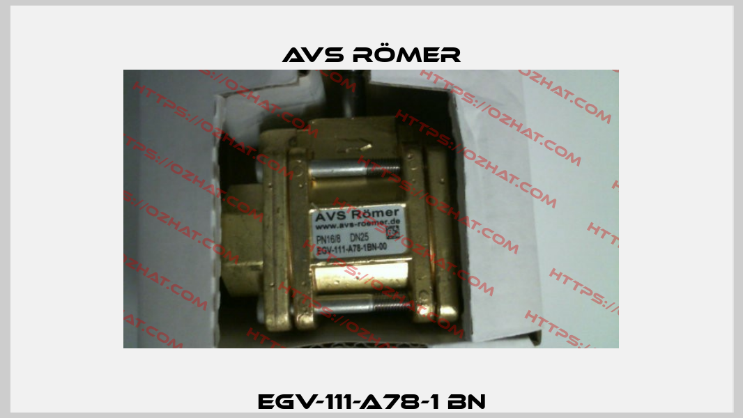 EGV-111-A78-1 BN Avs Römer