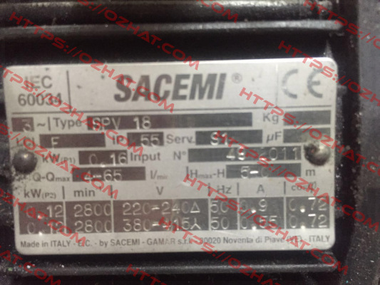 YT56SVBAA090  Sacemi