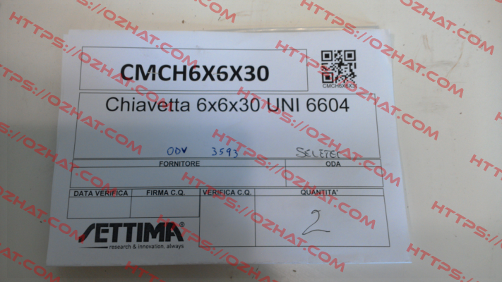 CMCH6X6X30 Settima Meccanica