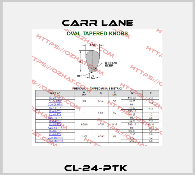 CL-24-PTK  Carr Lane
