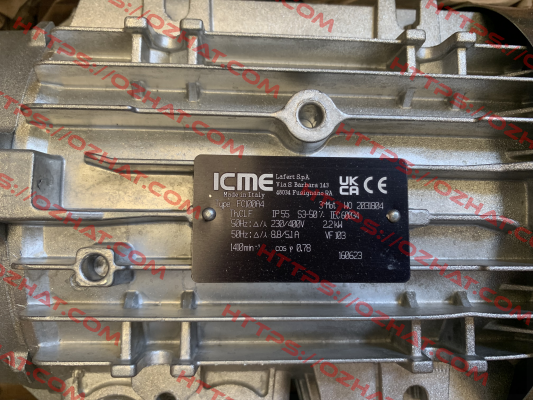 FC100 4 P. Kw 2,2 V.230/400 Hz 50 B3 Icme Motor