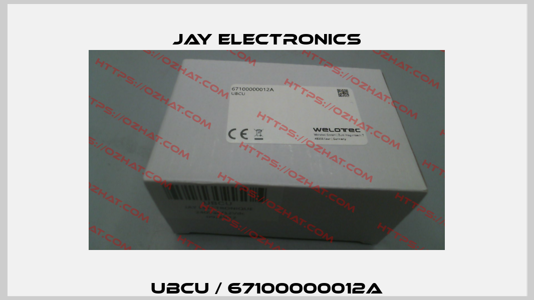 UBCU / 67100000012A JAY ELECTRONICS