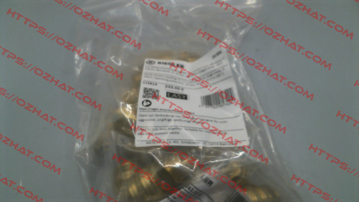 P/N: 115614, Type: 243.02-E Riegler