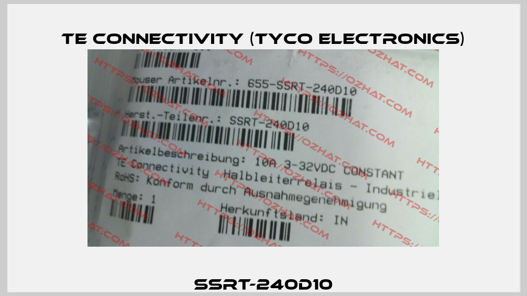 SSRT-240D10 TE Connectivity (Tyco Electronics)