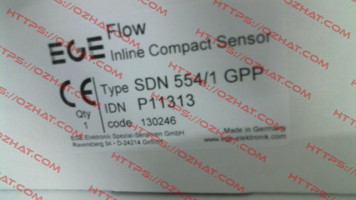 P11313 / SDN554/1 GPP Ege