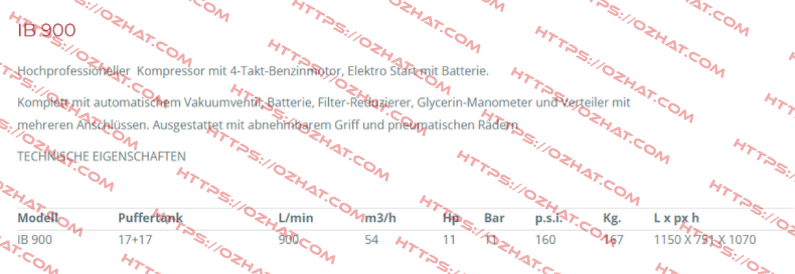 60200058 - IB 900 Ibix