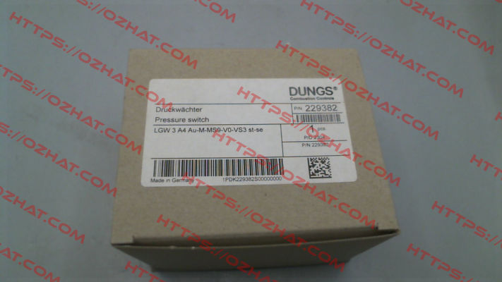 229382 / LGW 3 A4 Au-M-MS9-V0-VS3 st-se 1P Dungs