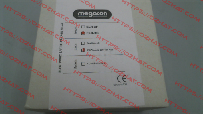 ELR-3C 110 VAC/DC 220-400 VAC / 604030 Megacon