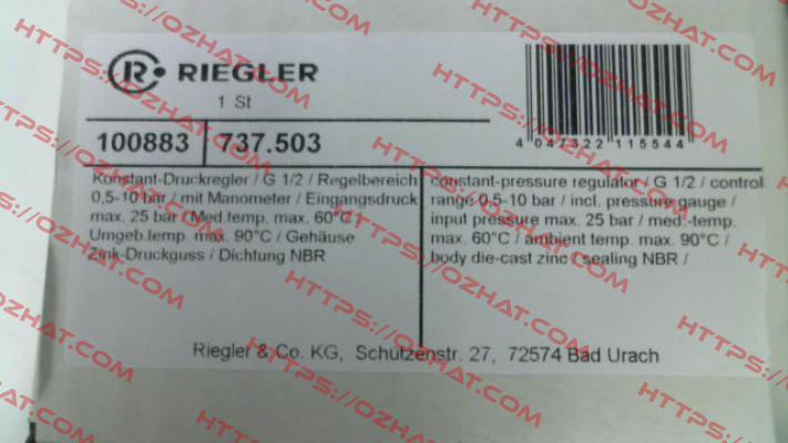 737.503 / 100883 Riegler