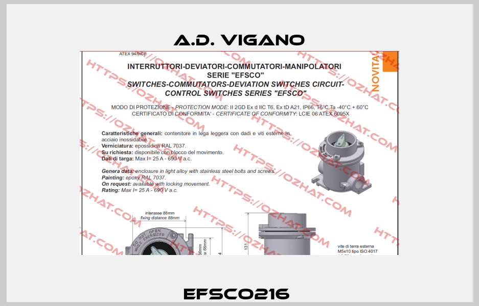 EFSCO216  A.D. VIGANO