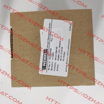 80CA11560182 Weigel