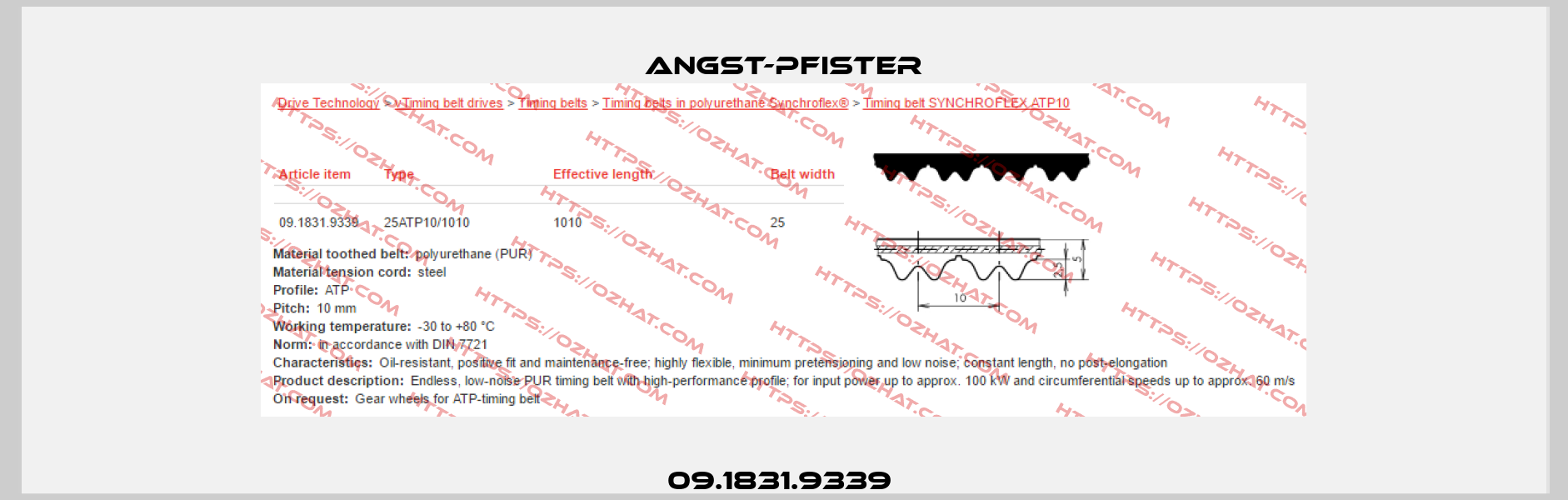 09.1831.9339  Angst-Pfister
