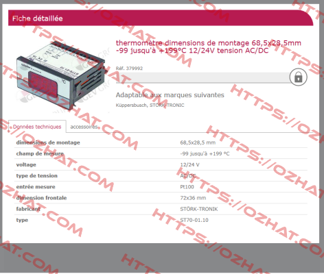 ST70-02.01  ( 900106.004) Stork tronic