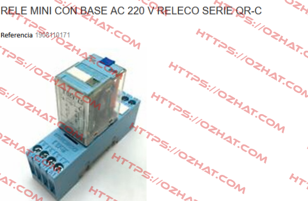 1908110171 SERIE QR-C AC 220 Comat Releco