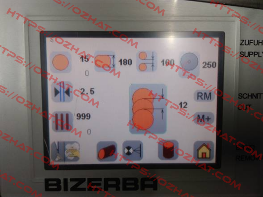 TOUCH-PANEL KPL. A500 Bizerba