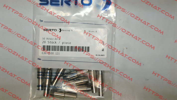 SO 80503-A6-8 / 036.0500.121 Serto