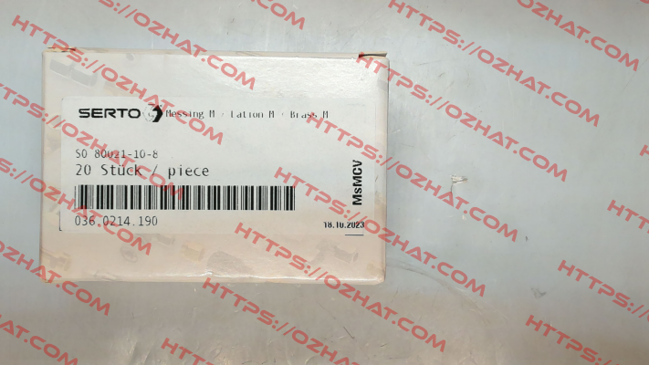 SO 80021-10-8  036.0214.190 Serto