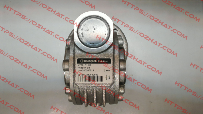 VF 30 P1 60 P63 B14 B3 Hw=14mm i=60 Bonfiglioli