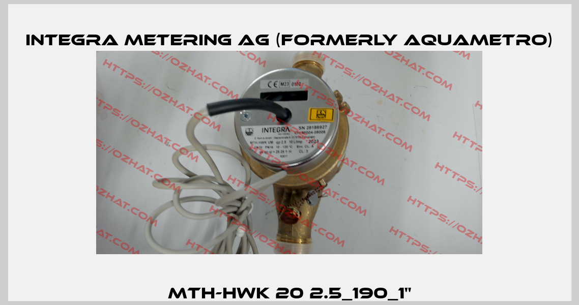 MTH-HWK 20 2.5_190_1" Integra Metering AG (formerly Aquametro)