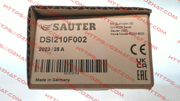 DSI210F002 Sauter