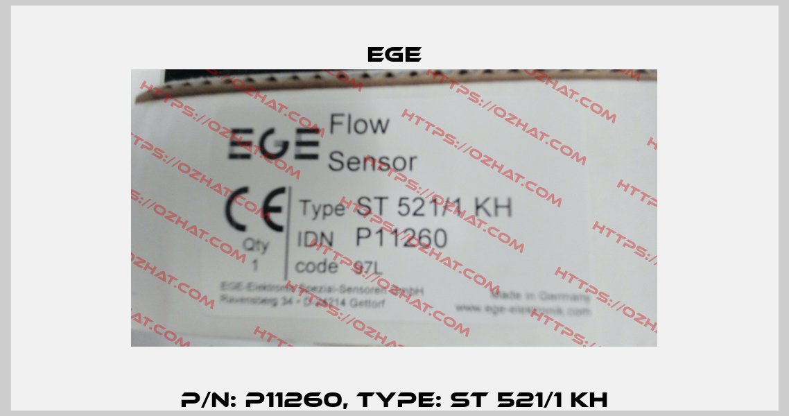 p/n: P11260, Type: ST 521/1 KH Ege